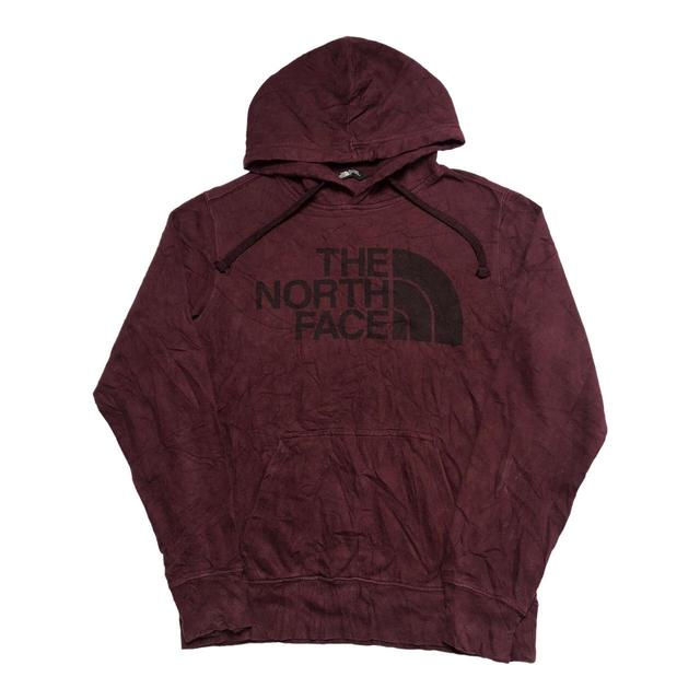 The North Face Men's Hoodie - Burgundy - S on Productcaster.