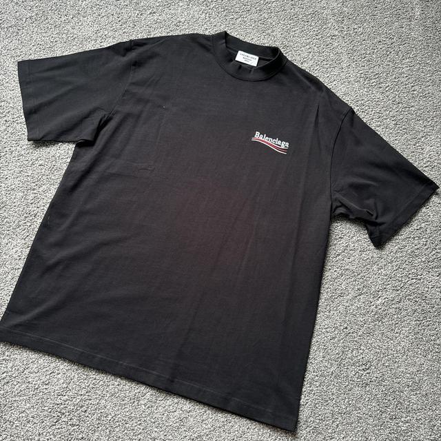 Balenciaga Men's T-shirt - Black - L on Productcaster.