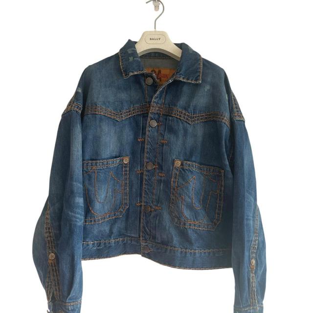 True Religion Men's Bomber Jacket - Blue/Navy - XS on Productcaster.