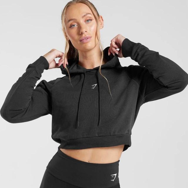 Gymshark Women's Hoodie - Black - M on Productcaster.