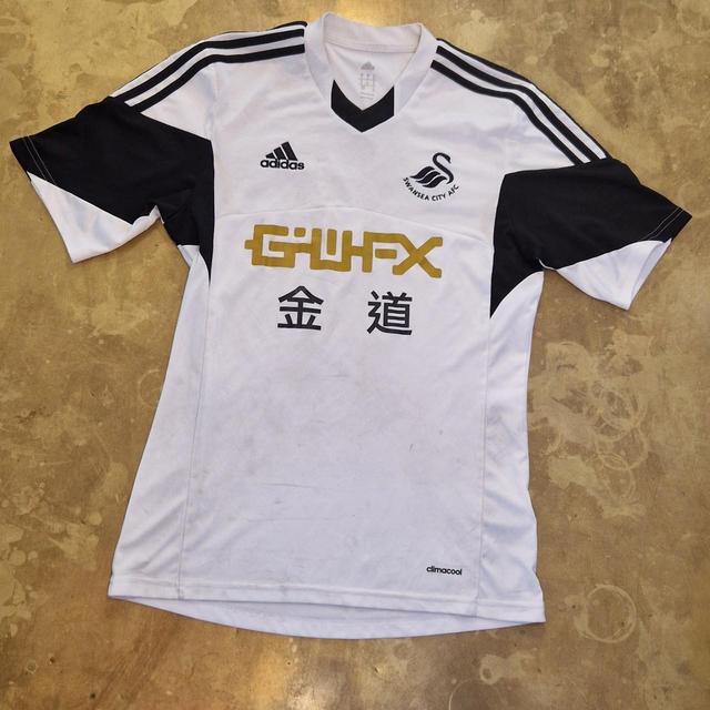 Adidas Men's T-shirt - White/Gold - S on Productcaster.