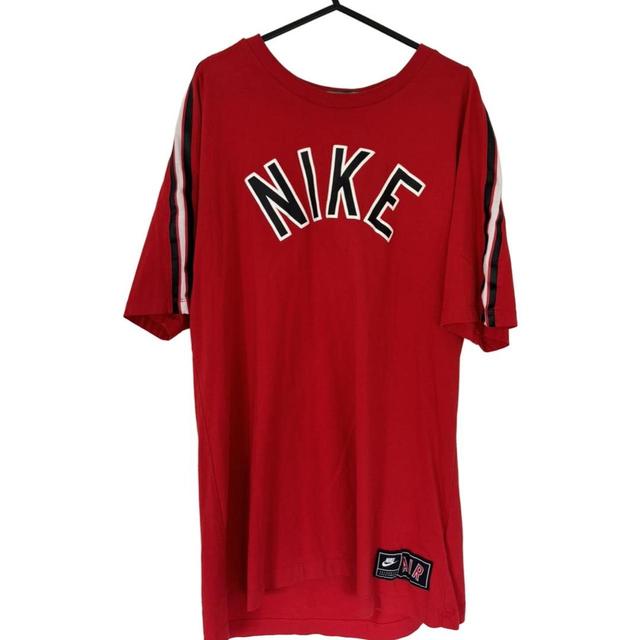 Nike Men's T-shirt - Red - L on Productcaster.