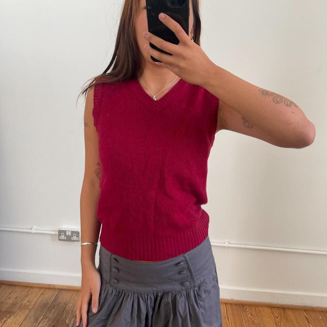 Women's Top - Burgundy/Red - One size on Productcaster.