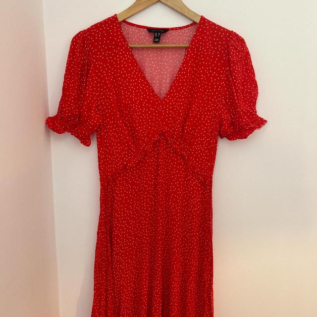 New Look Women's Dress - Red - 12 on Productcaster.