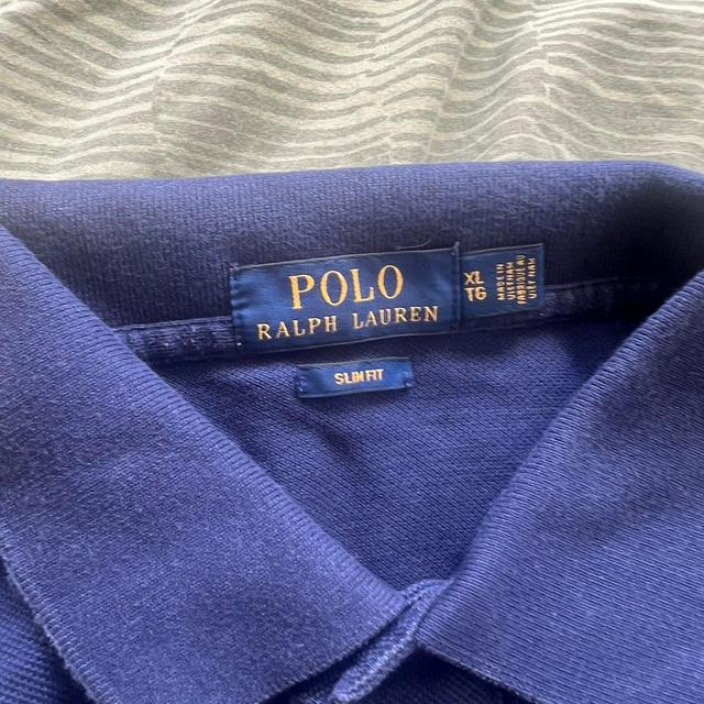 Ralph Lauren Women's Polo shirt - Navy/Blue - 16 on Productcaster.