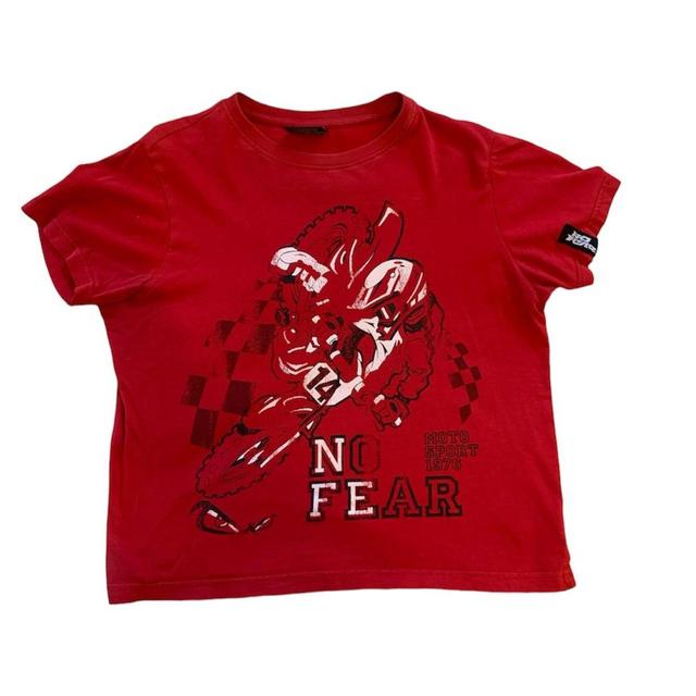 No Fear Women's Crop top - Red - 10 on Productcaster.