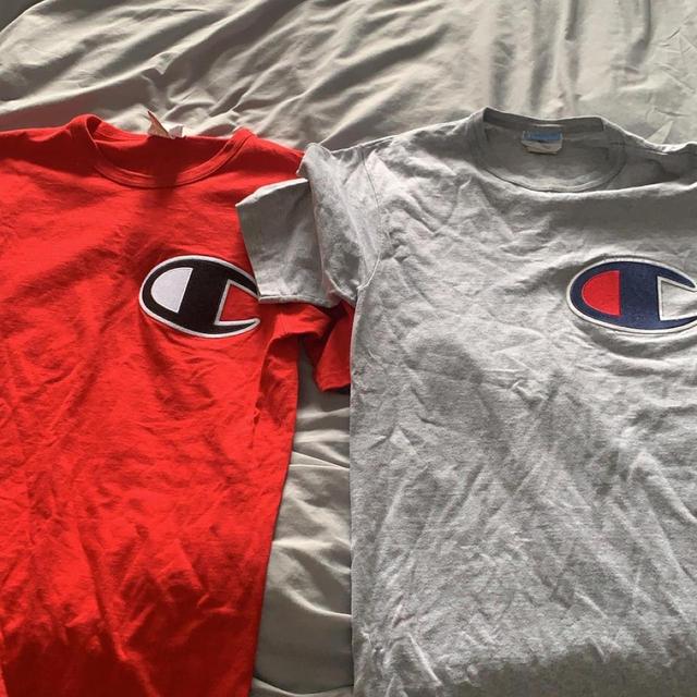 Champion Men's T-shirt - Red - S on Productcaster.