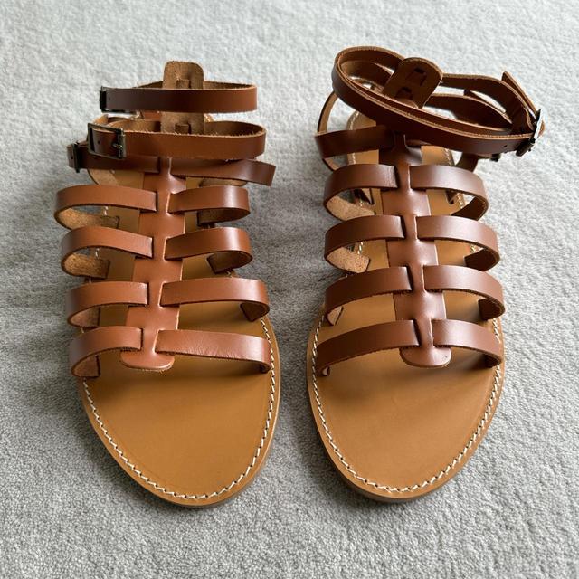 J.Crew Women's Sandals - Tan/Brown - UK 7 on Productcaster.