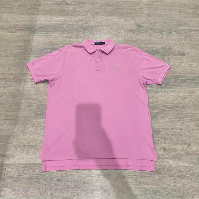 Polo Ralph Lauren Men's Polo shirt - Pink - L on Productcaster.