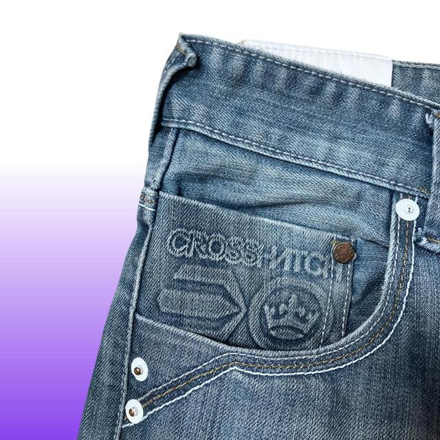 Crosshatch Men's Jeans - Blue/Navy - 34" on Productcaster.