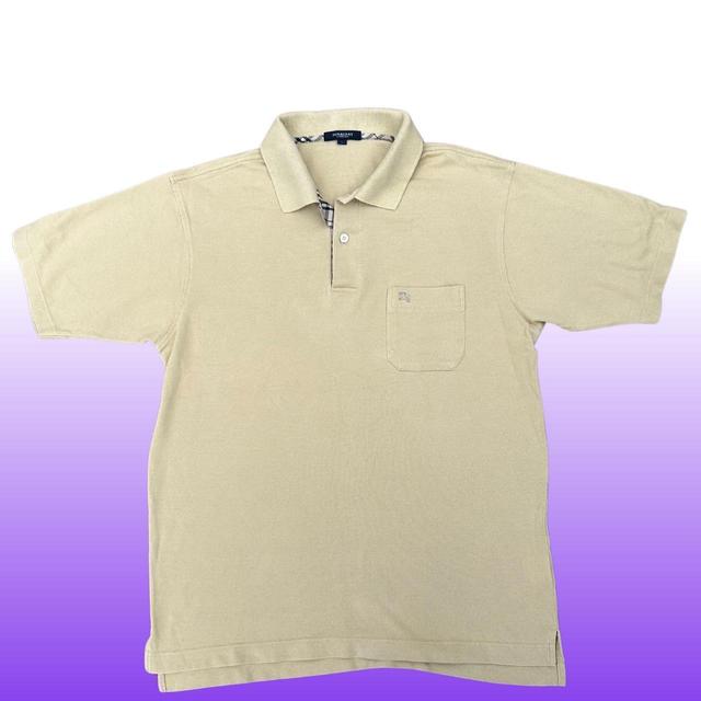 Burberry Men's Polo shirt - Tan - L on Productcaster.