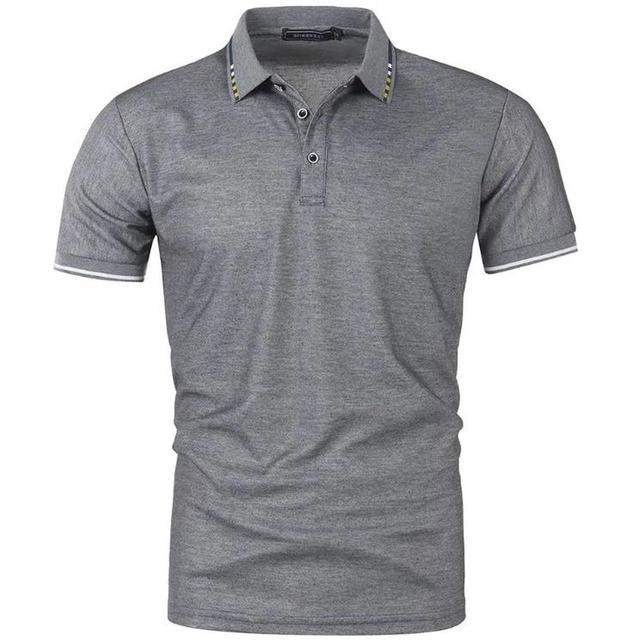 Men's Polo shirt - Grey - L on Productcaster.