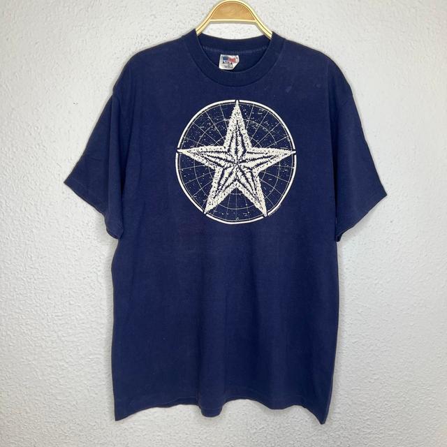 American Vintage Men's T-shirt - Navy - XL on Productcaster.