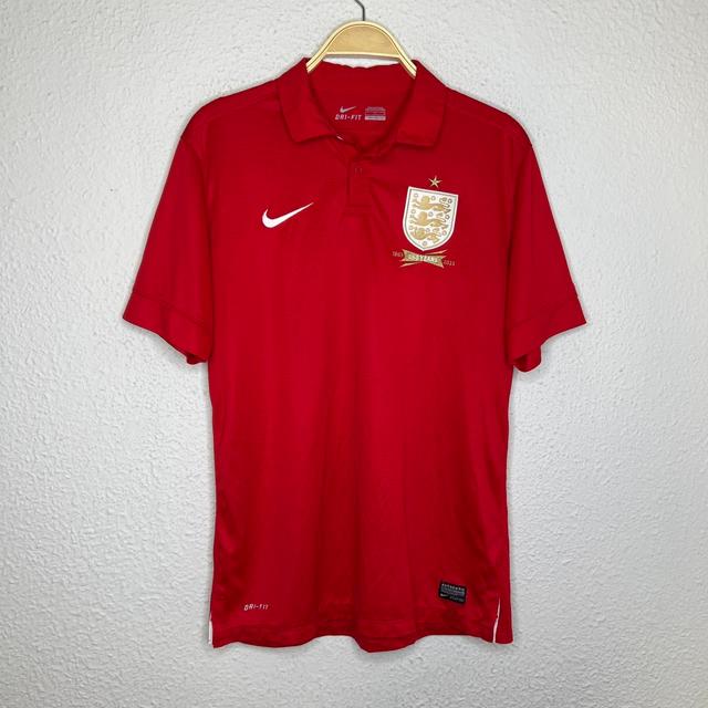 Nike Men's T-shirt - Red - L on Productcaster.