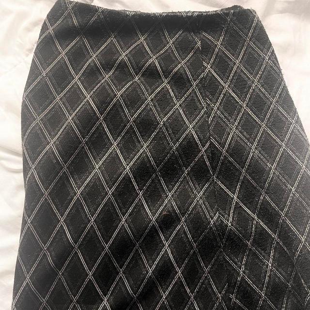 Vintage Women's Skirt - Black/White - UK 12 on Productcaster.