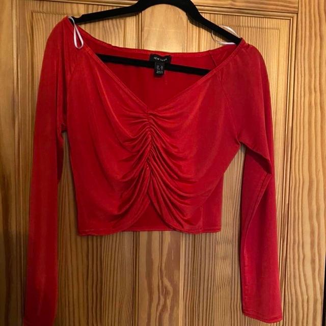 New Look Women's Crop top - Red - 16 on Productcaster.