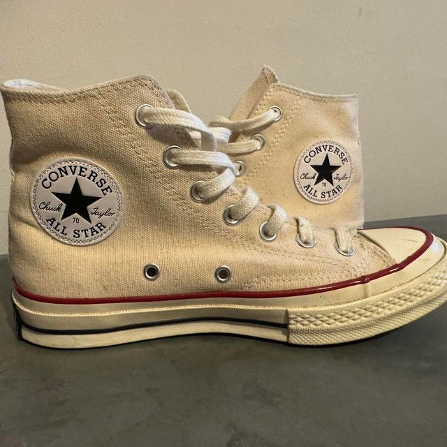 Converse Women's Trainers - Cream - UK 5 on Productcaster.