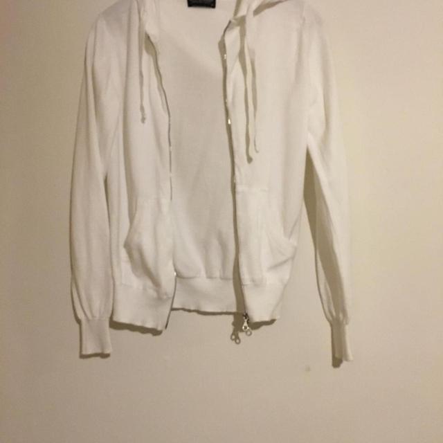 John Smedley Women's Hoodie - White - XS on Productcaster.