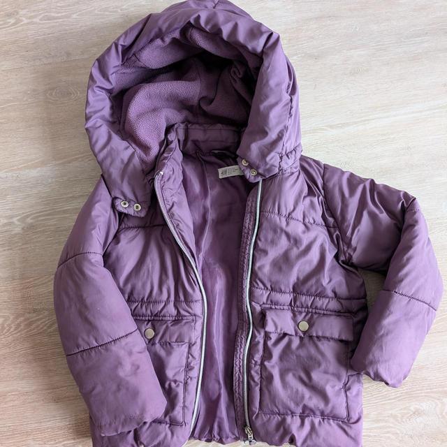 H&M Kids' Puffer Jacket - Purple - 6 years on Productcaster.