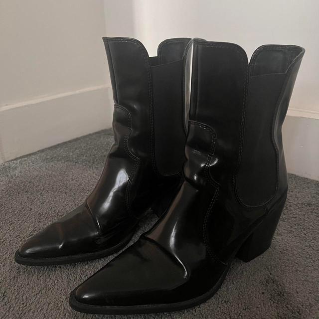 Zara Women's Ankle Boots - Black - UK 7 on Productcaster.