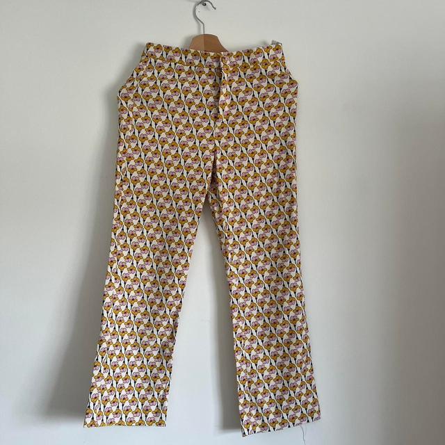 Zara Women's Trousers - Multi/Yellow - M on Productcaster.