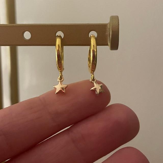 Women's Earrings - Gold on Productcaster.