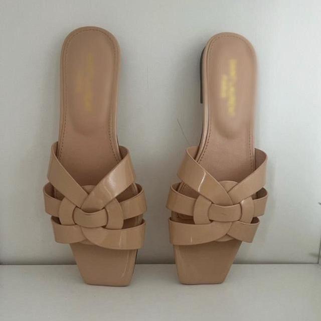 Women's Sandals - Tan/Cream - UK 4 on Productcaster.