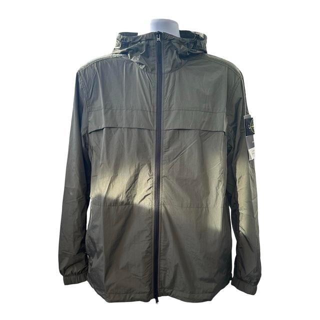 Stone Island Men's Windbreaker Jacket - Khaki/Green - XL on Productcaster.