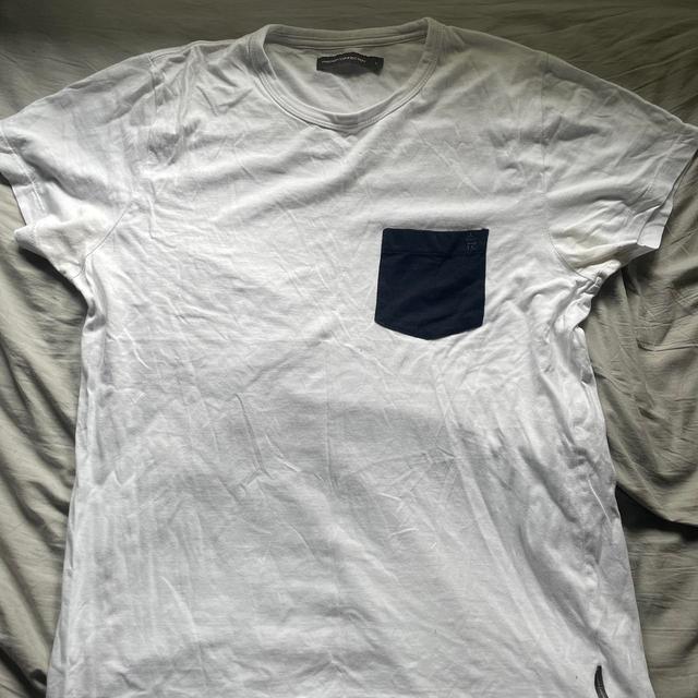 French Connection Men's T-shirt - White - L on Productcaster.