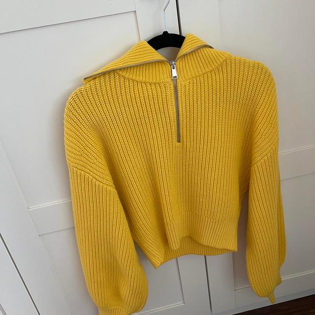 Zara Women's Jumper - Yellow - 10 on Productcaster.