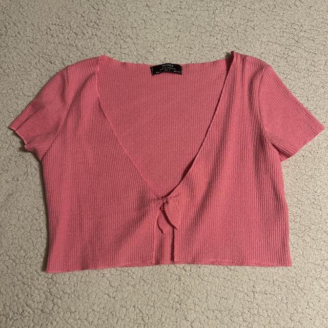 Bershka Women's Crop top - Pink - 8 on Productcaster.