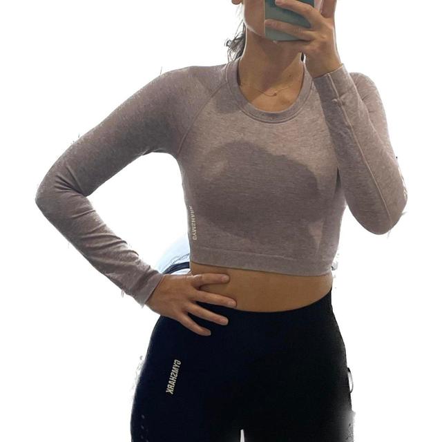 Gymshark Women's Crop top - Purple - 10 on Productcaster.