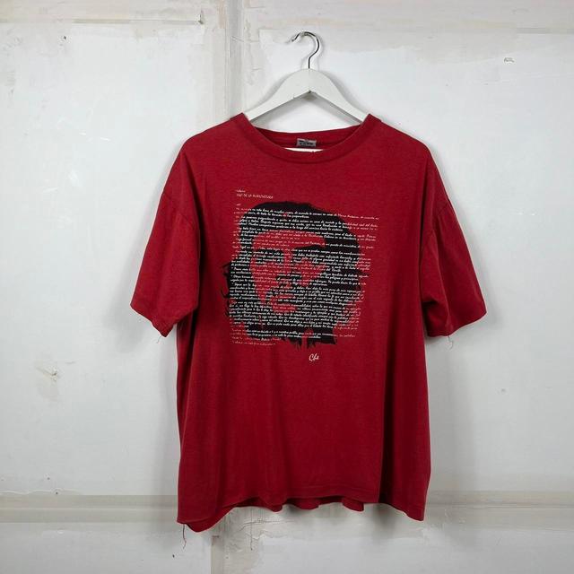 Preloved Men's T-shirt - Red - XL on Productcaster.