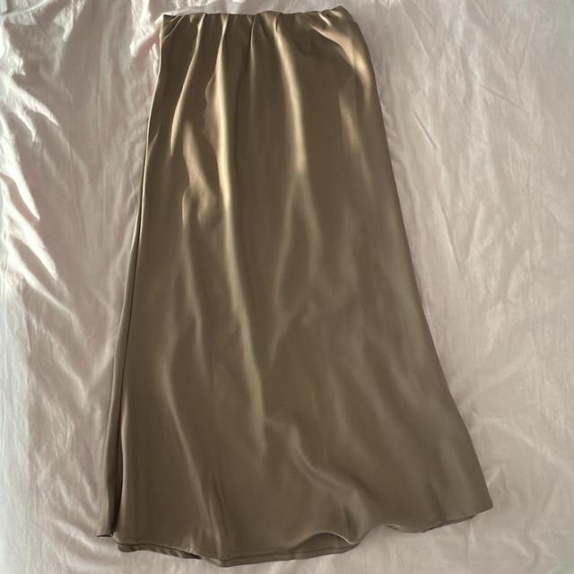 SHEIN Women's Skirt - Khaki/Gold - XS on Productcaster.