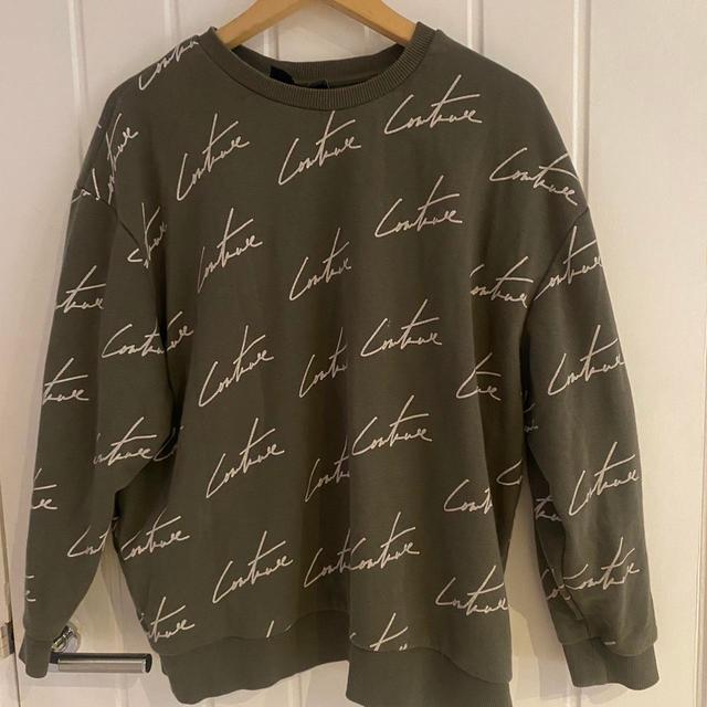 The Couture Club Men's Sweatshirt - Khaki - S on Productcaster.