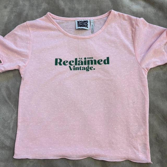 Reclaimed Vintage Women's T-shirt - Pink - 8 on Productcaster.