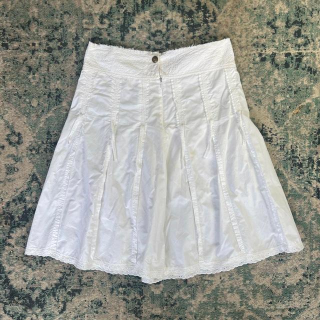 Parisian Men's Midi Skirt - White - S on Productcaster.