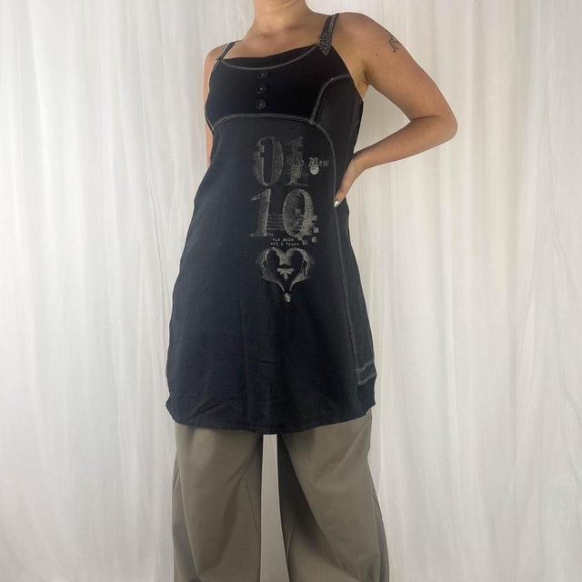 Cop Copine Women's A-line Dress - Black/Grey - S on Productcaster.