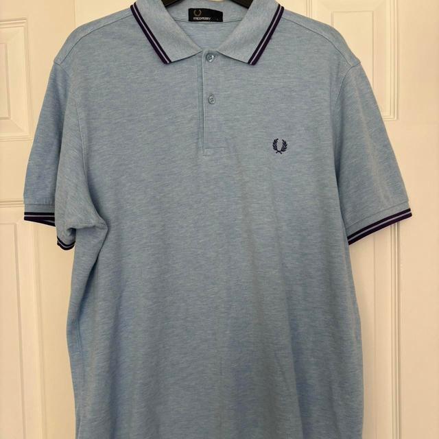 Fred Perry Men's Polo shirt - Blue - L on Productcaster.