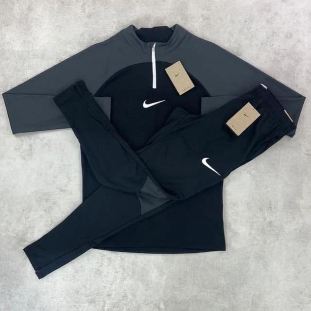 Nike Men's Jumpsuit - Black/Grey - S on Productcaster.