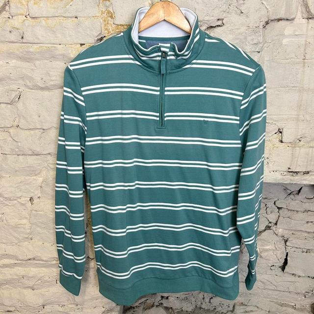 Preloved Men's Jumper - White/Green - XL on Productcaster.