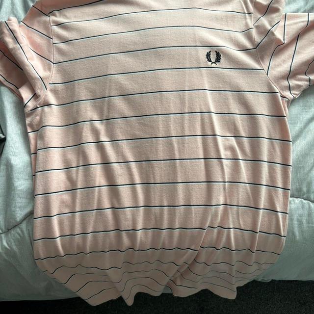 Fred Perry Men's T-shirt - Pink - S on Productcaster.