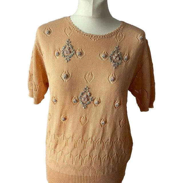 Vintage Women's Jumper - Orange - 10 on Productcaster.