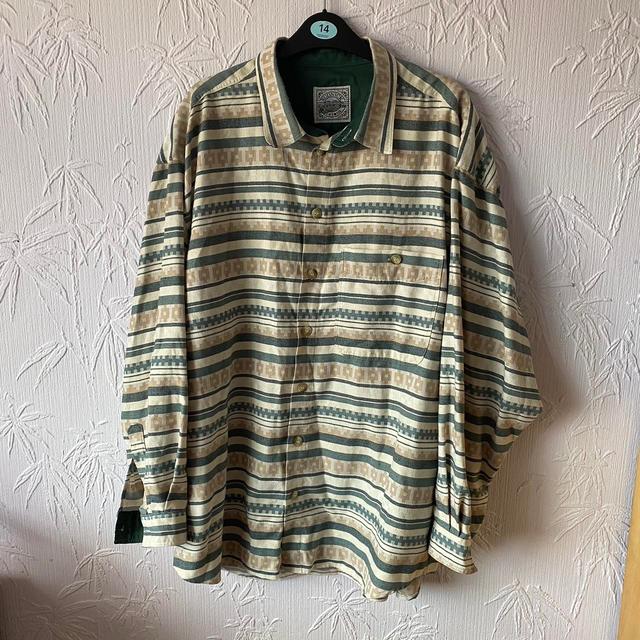 Vintage Men's Shirt - Multi/Green - XL on Productcaster.