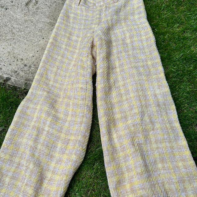 Zara Women's Trousers - Yellow - XS on Productcaster.