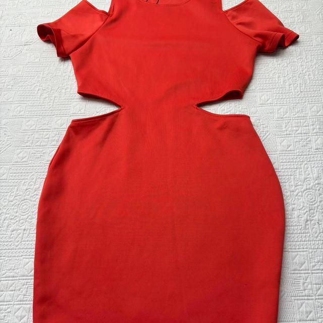 AX Paris Women's Dress - Red/Orange - 14 on Productcaster.