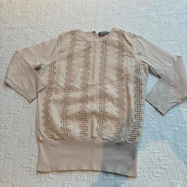 Oasis Women's Jumper - Cream/Tan - XS on Productcaster.