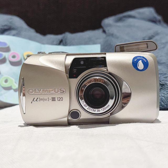 Olympus Film cameras - Gold/Silver on Productcaster.