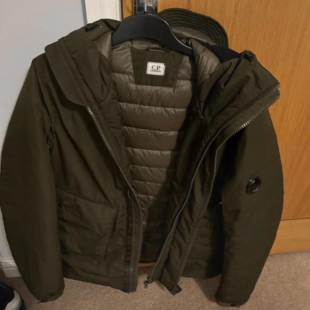 CP Company Men's Puffer - Khaki - M on Productcaster.