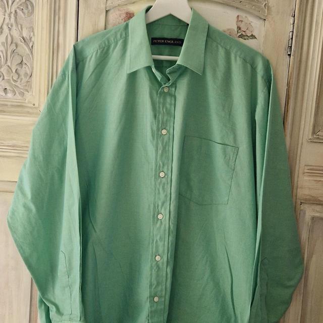 Vintage Men's Shirt - Yellow/Green - XXL on Productcaster.